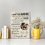 4VT. When I Say I Love You Custom photo canvas mk2