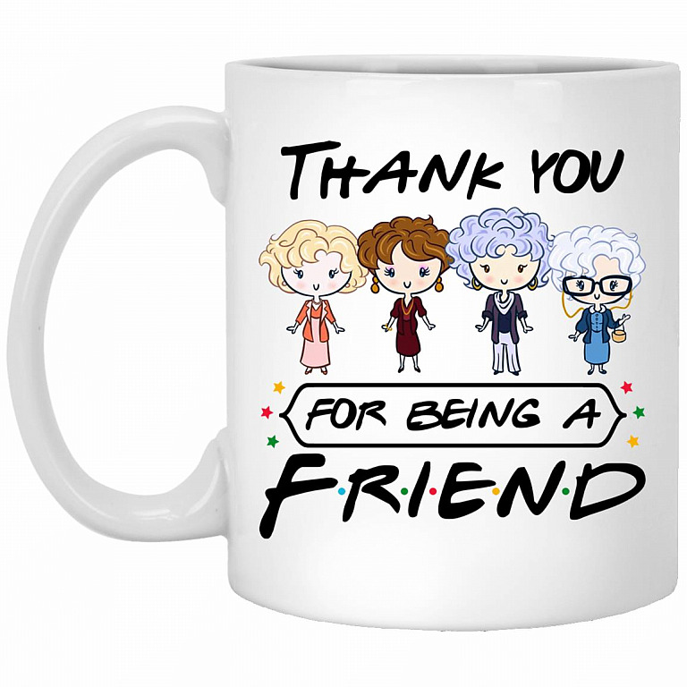 Friend Mug, White, 11 oz. White Mug