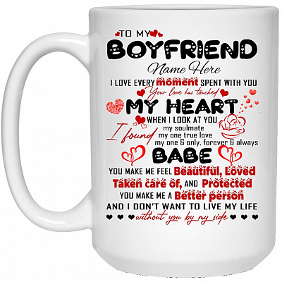 15 oz. White Mug