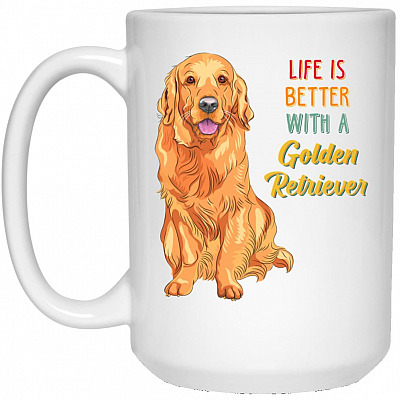 15 oz. White Mug