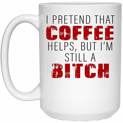 15 oz. White Mug