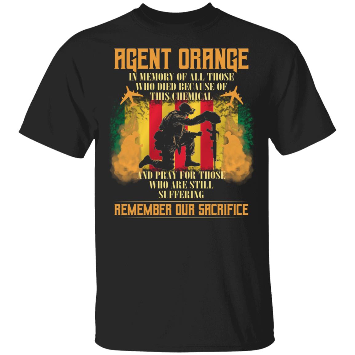Agent Orange In Memory, Black, Unisex T-Shirt