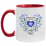 Daddy's Girl I Used to Be, White/Red, 11 oz. Accent Mug