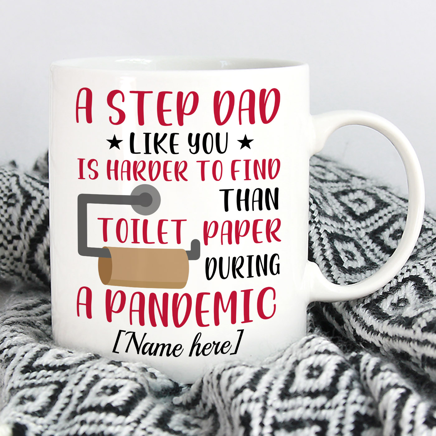Personalized A Step Dad Like You Is Harder To Find Mug 1