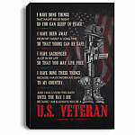 Veteran Canvas, White, 0.75'' Framed Canvas