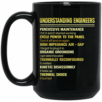 15 oz. Black Mug