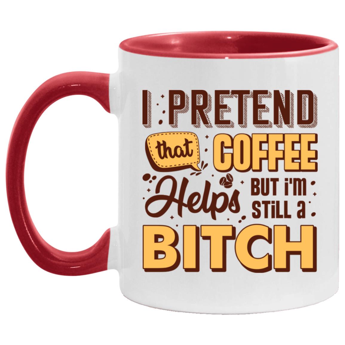 Personalized First Christmas Mug, White/Red, 11 oz. Accent Mug Personalized First Christmas Mug, White/Red, 11 oz. Accent Mug