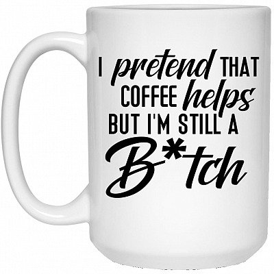 15 oz. White Mug