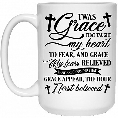 15 oz. White Mug