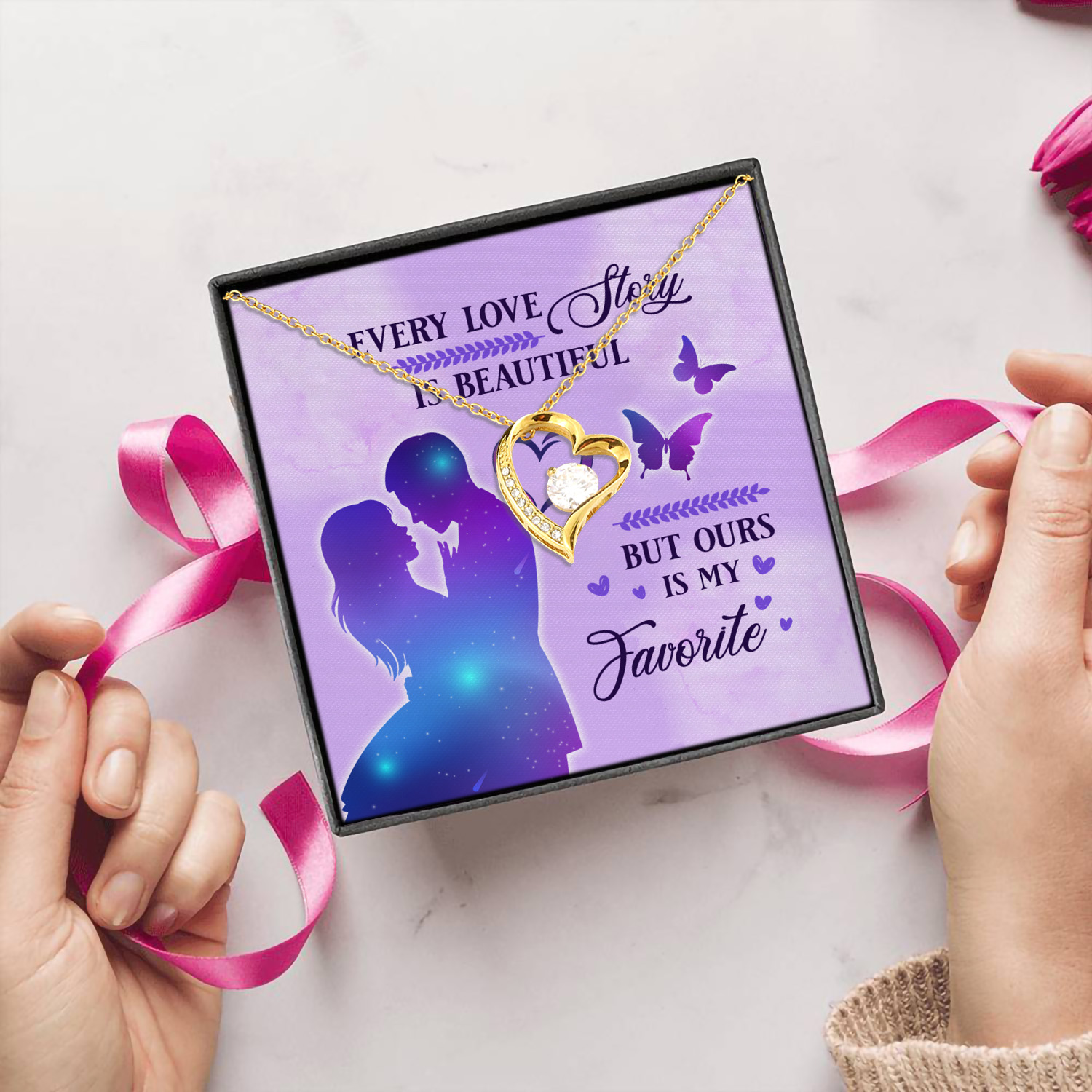 1HP. Every Love Story (5) Forever Love Necklace (Gold) 5