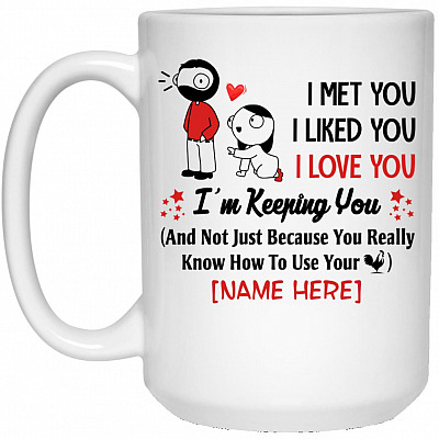 15 oz. White Mug