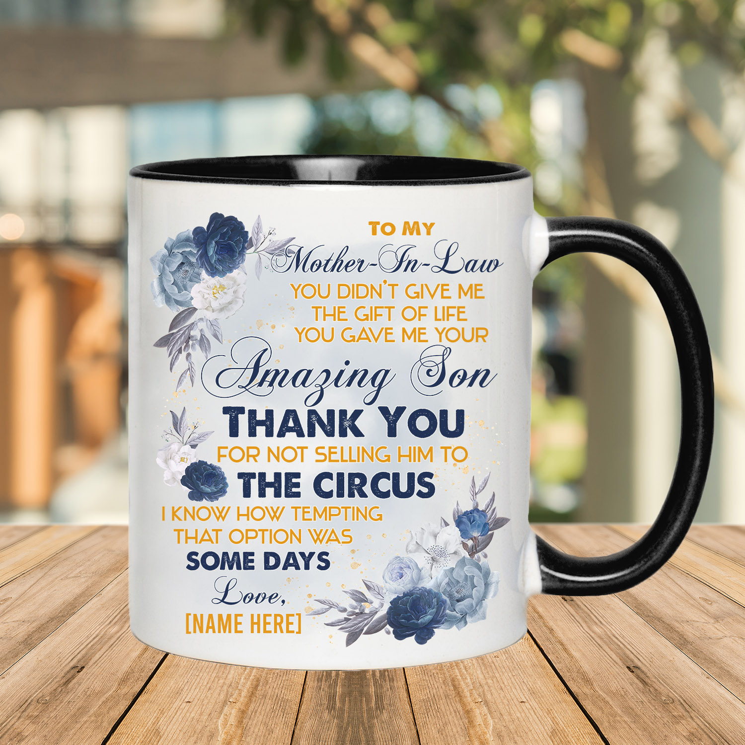 9Th. Mother In Law accent mug mk1