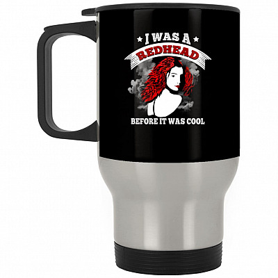 14 oz. Silver Travel Mug