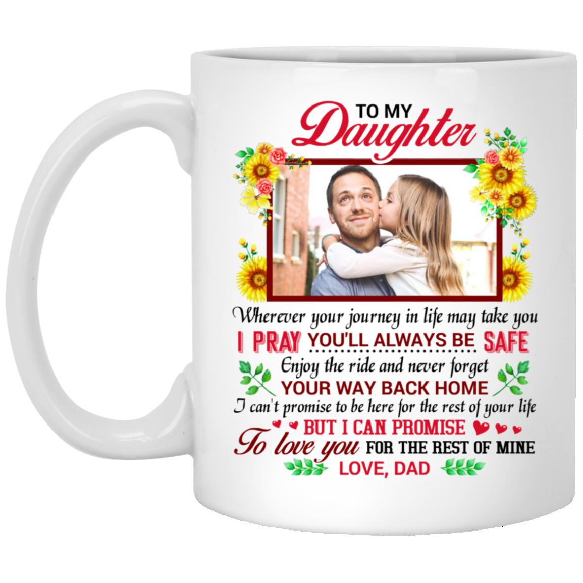 Personalized Photo Dad Mug, White, 11 oz. White Mug Personalized Photo Dad Mug, White, 11 oz. White Mug