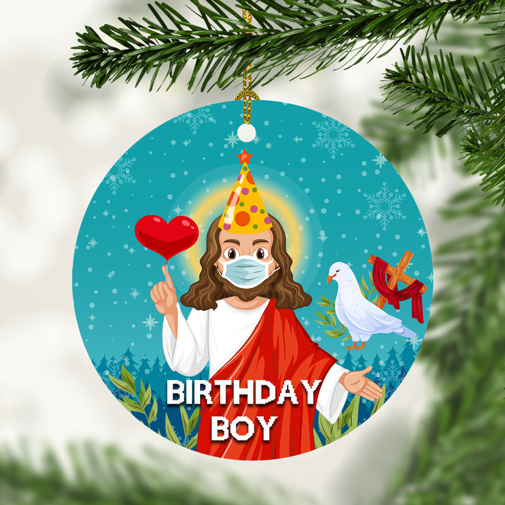 1HP. Birthday Boy ornament mk