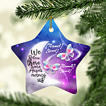 Personalized We Believe There Are Angels Among Us Christmas Ornament Keepsake - Holiday Ornament