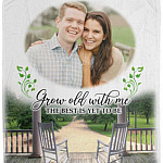 Personalized Photo for Couples, White, Cozy Plush Fleece Blanket - 50x60
