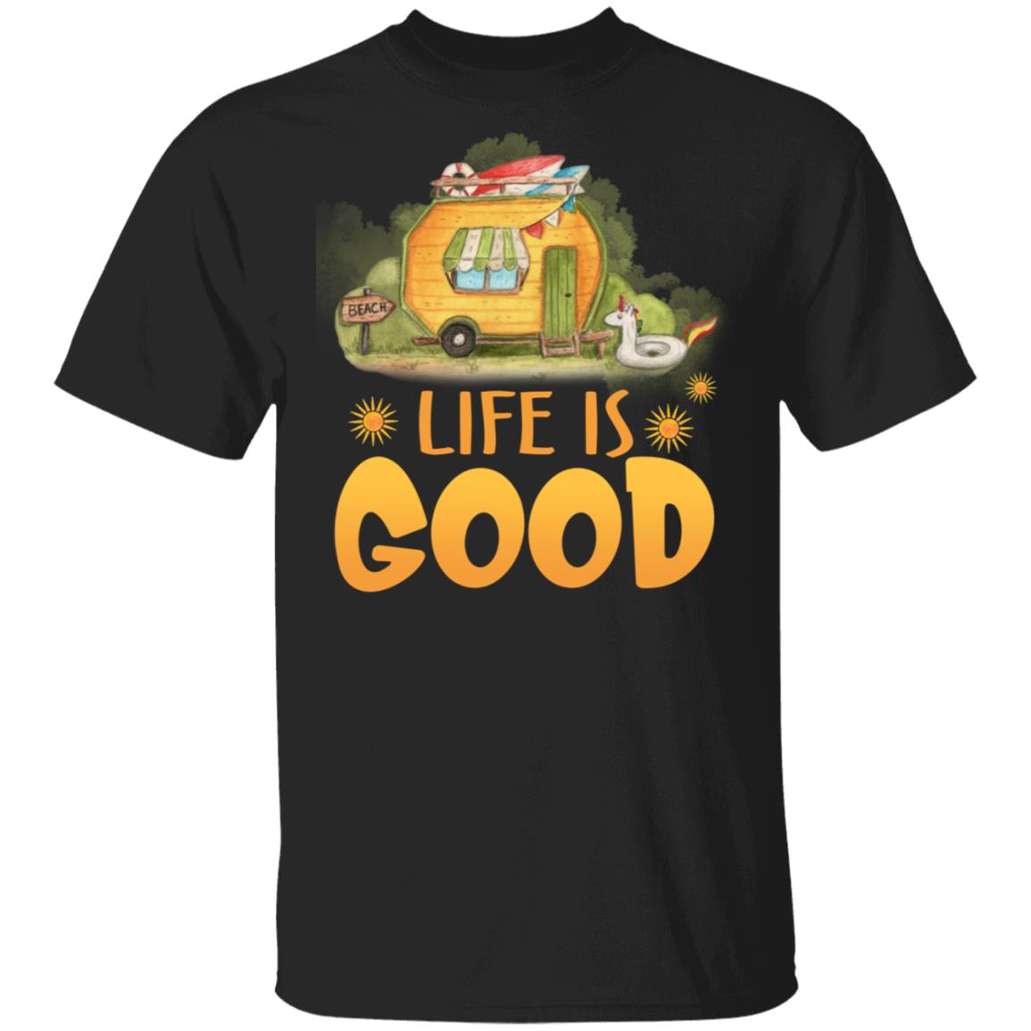 Life Good Shirt, Black, Unisex T-Shirt