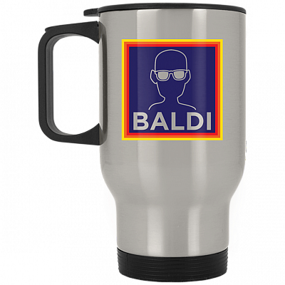 14 oz. Silver Travel Mug