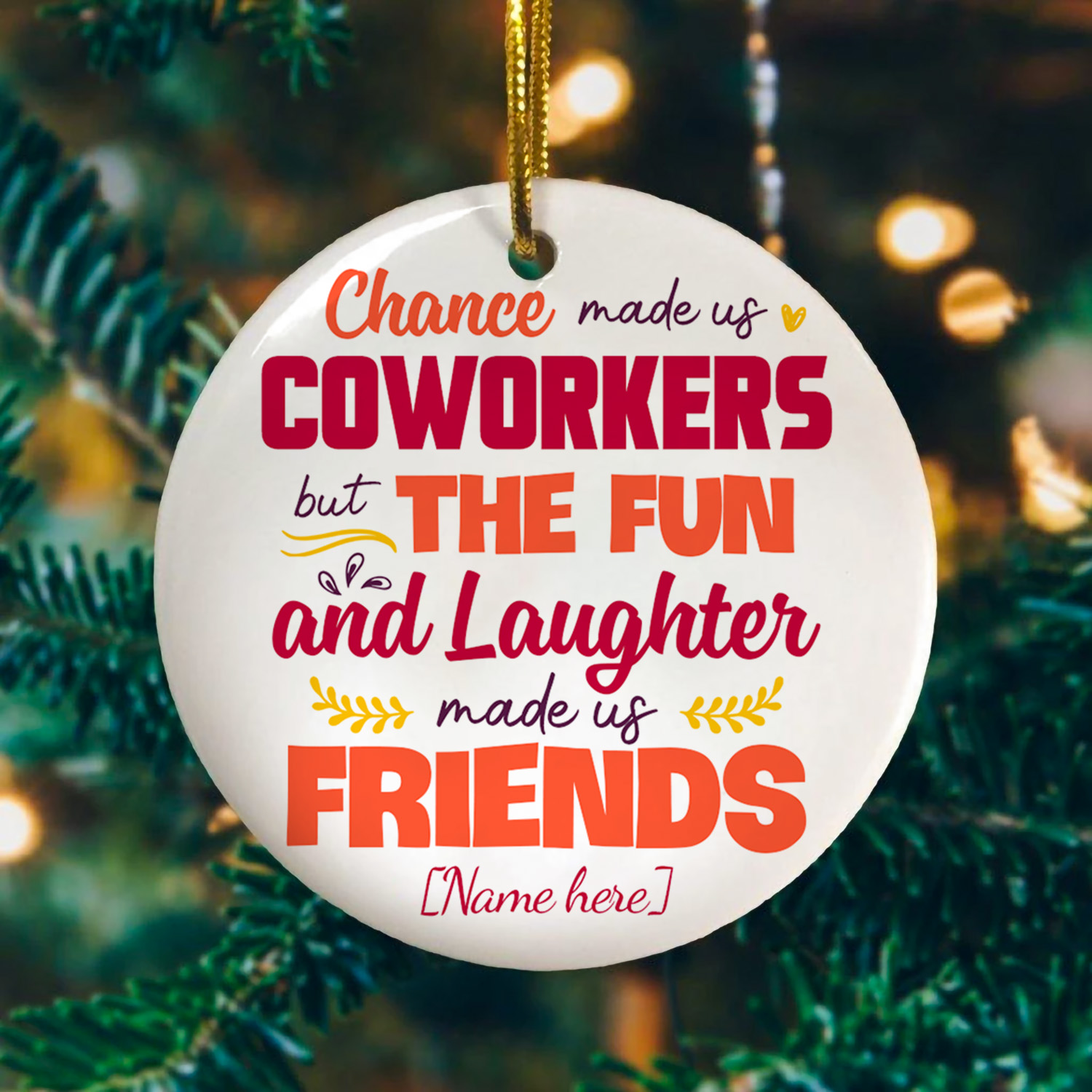 5O_ Made Us Friends (ornament) - mk 1