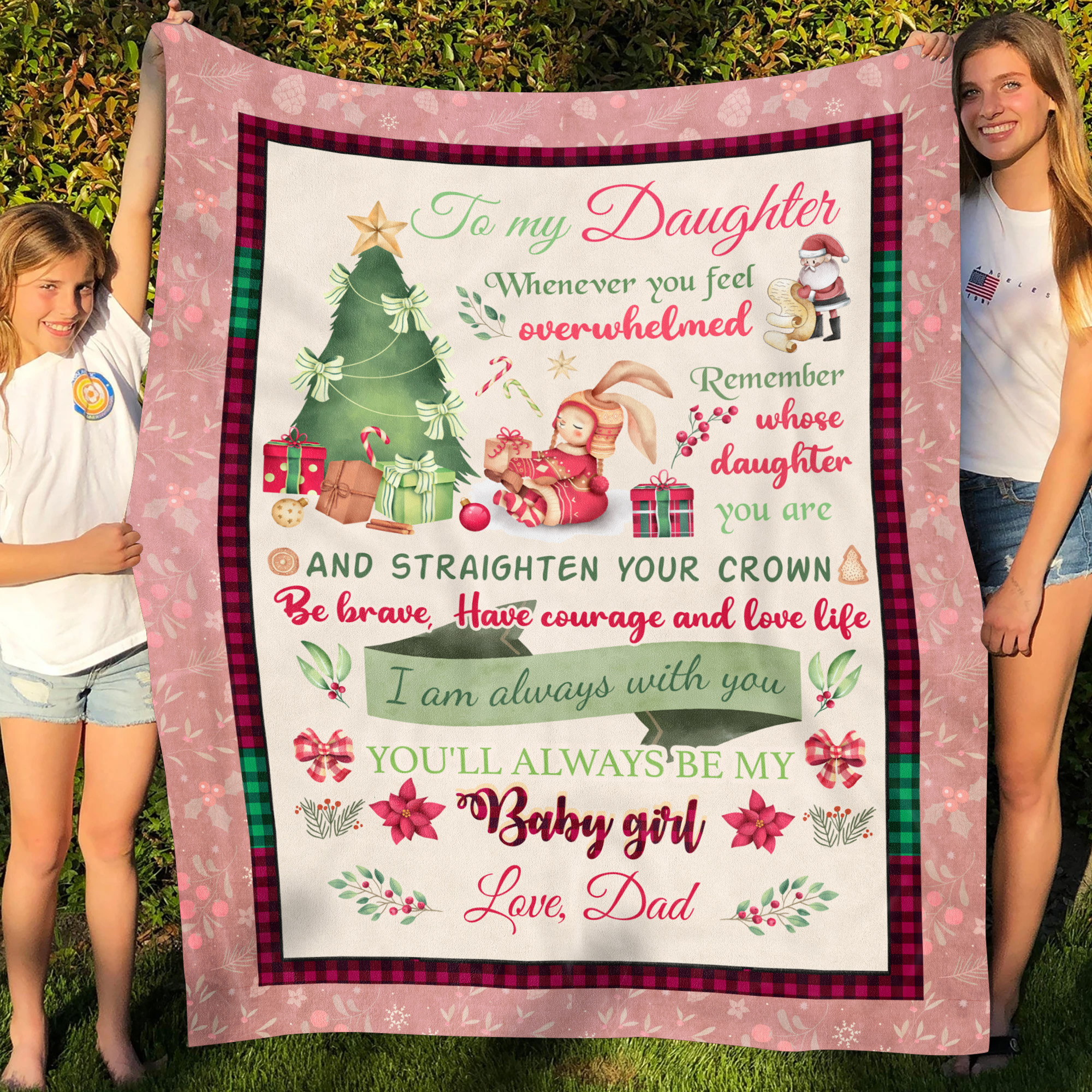 1Th ưu tiên. Feel Overwhelmed(blanket-DAD) Blanket Mockup 5