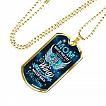 Mom Since You Got Wings I Never Been The Same Dog Tag Pendant Necklace - Sympathy Necklace For Loss Of Mother - Dog Tag (Gold Plated) Mom Since You Got Wings I Never Been The Same Dog Tag Pendant Necklace - Sympathy Necklace For Loss Of Mother - Dog Tag (Gold Plated)