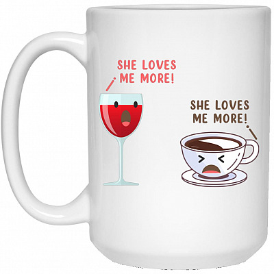 15 oz. White Mug