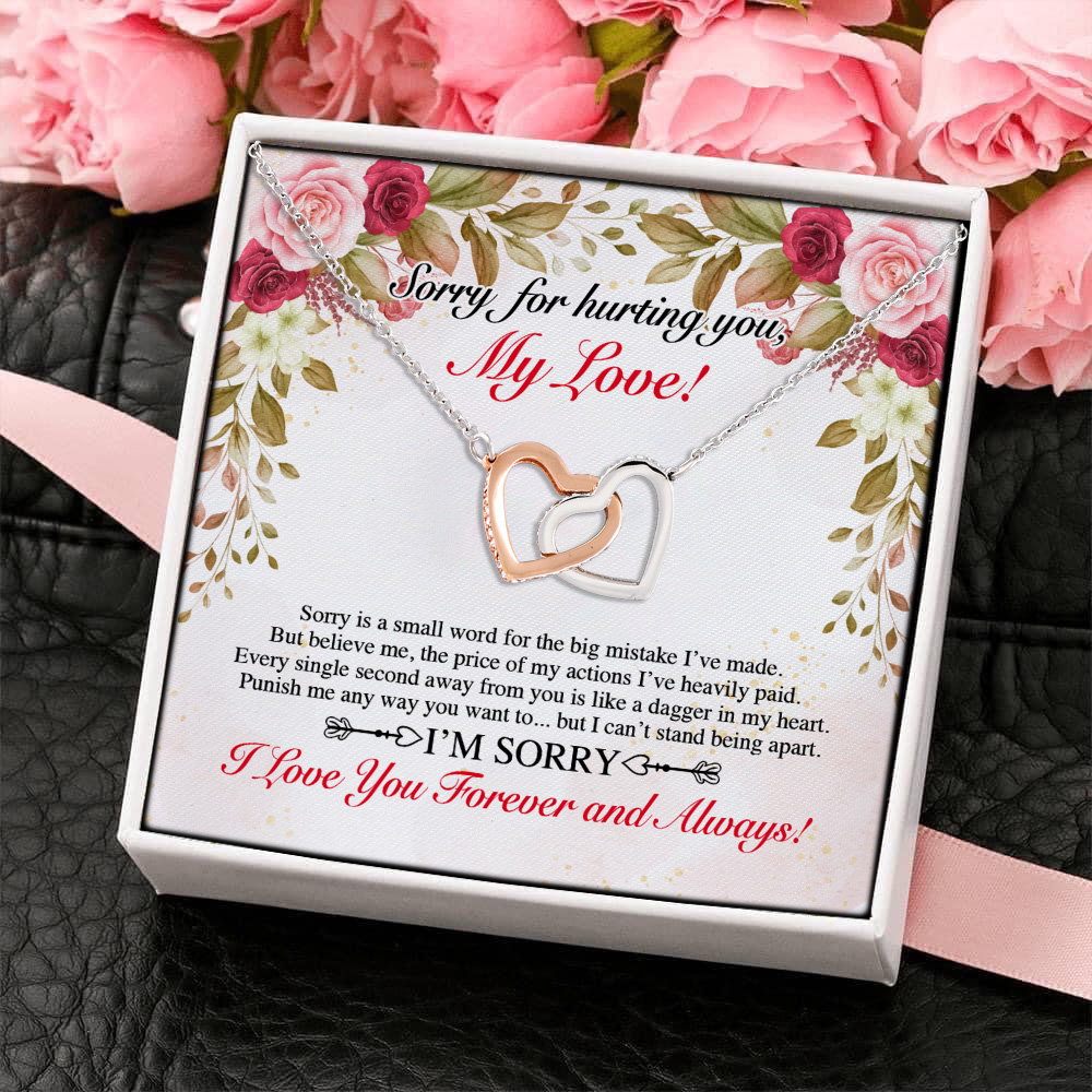 1P. Sorry my love (5) Interlocking Hearts Necklace 4