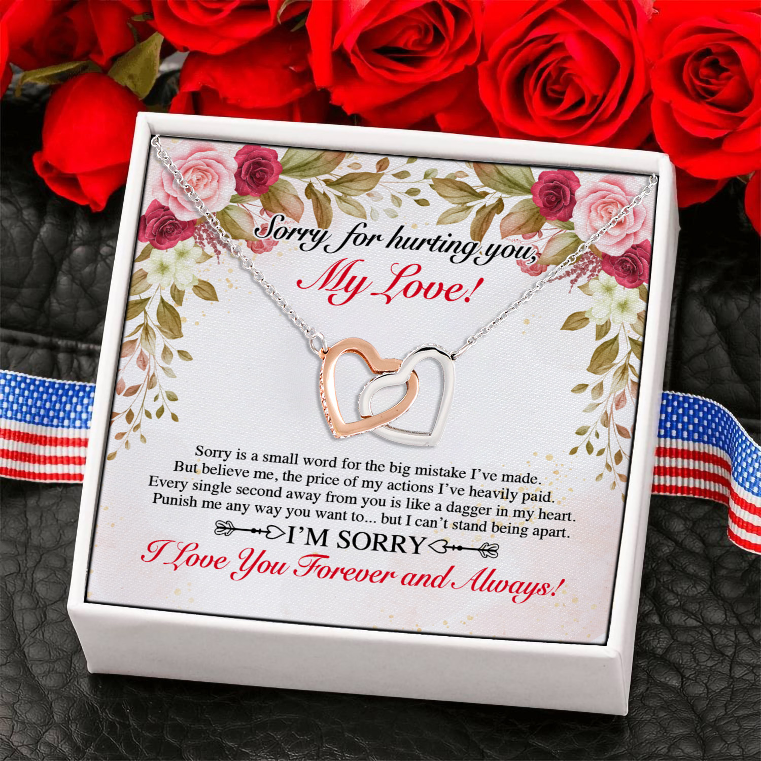 1P. Sorry my love (5) Interlocking Hearts Necklace 6