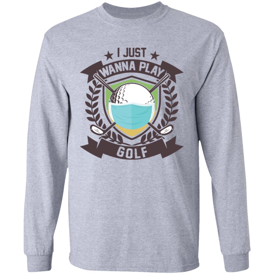 Play Golf Hoodie, Sport Grey, Long Sleeve