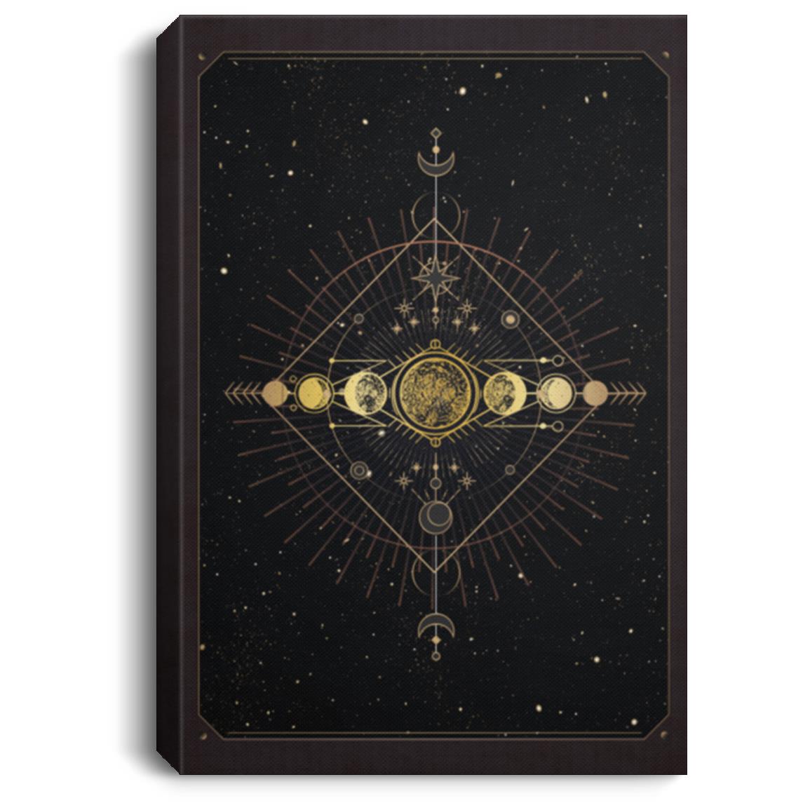 Lunar Eclipse Gallery Wrapped Framed Canvas, White, 0.75'' Framed Canvas Lunar Eclipse Gallery Wrapped Framed Canvas, White, 0.75'' Framed Canvas