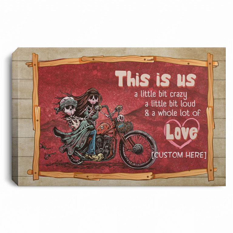 Personalized Canvas, White, 0.75'' Framed Canvas
