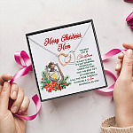 1N.Merry Christmas Mom (4) Interlocking Hearts Necklace 5