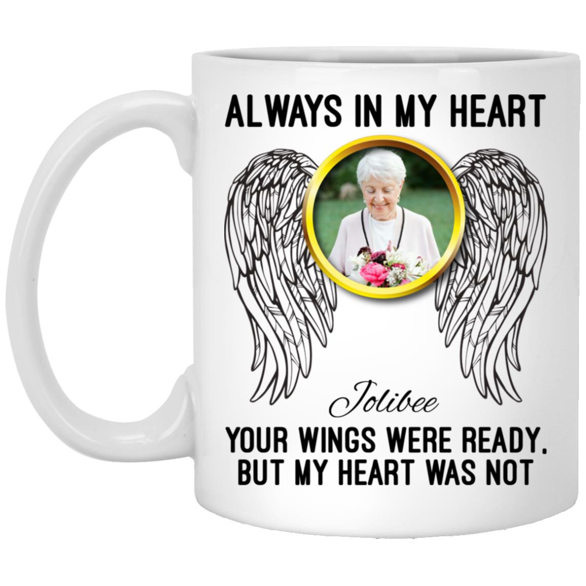Personalized Photo Always, White, 11 oz. White Mug Personalized Photo Always, White, 11 oz. White Mug