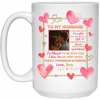 15 oz. White Mug