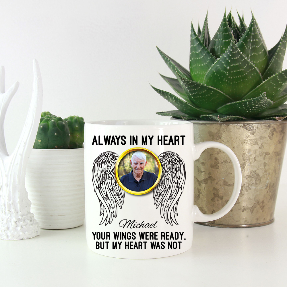 7VT. Always In My Heart Custom Photo Mug mk1
