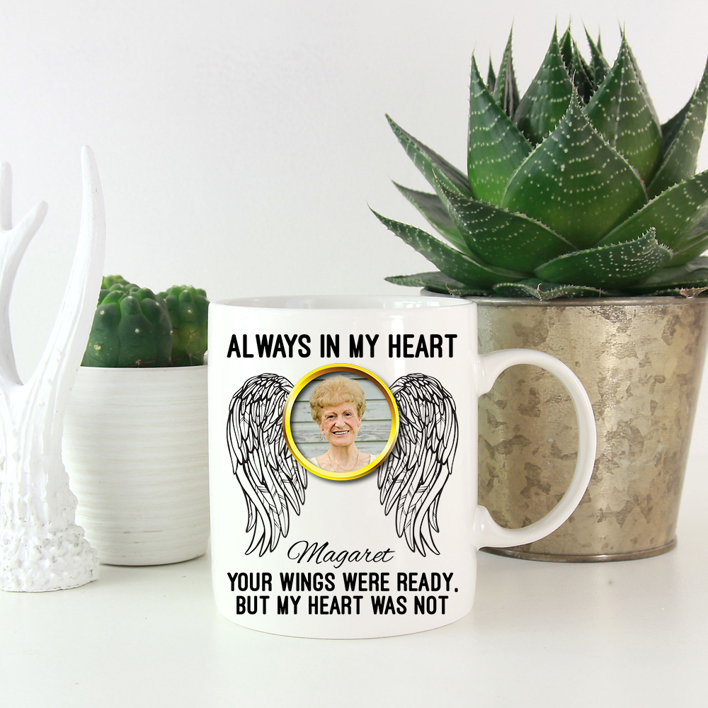7VT. Always In My Heart Custom Photo Mug mk3