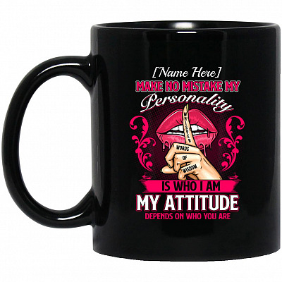 11 oz. Black Mug