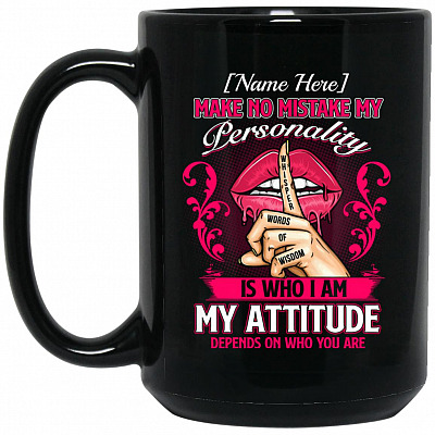 15 oz. Black Mug