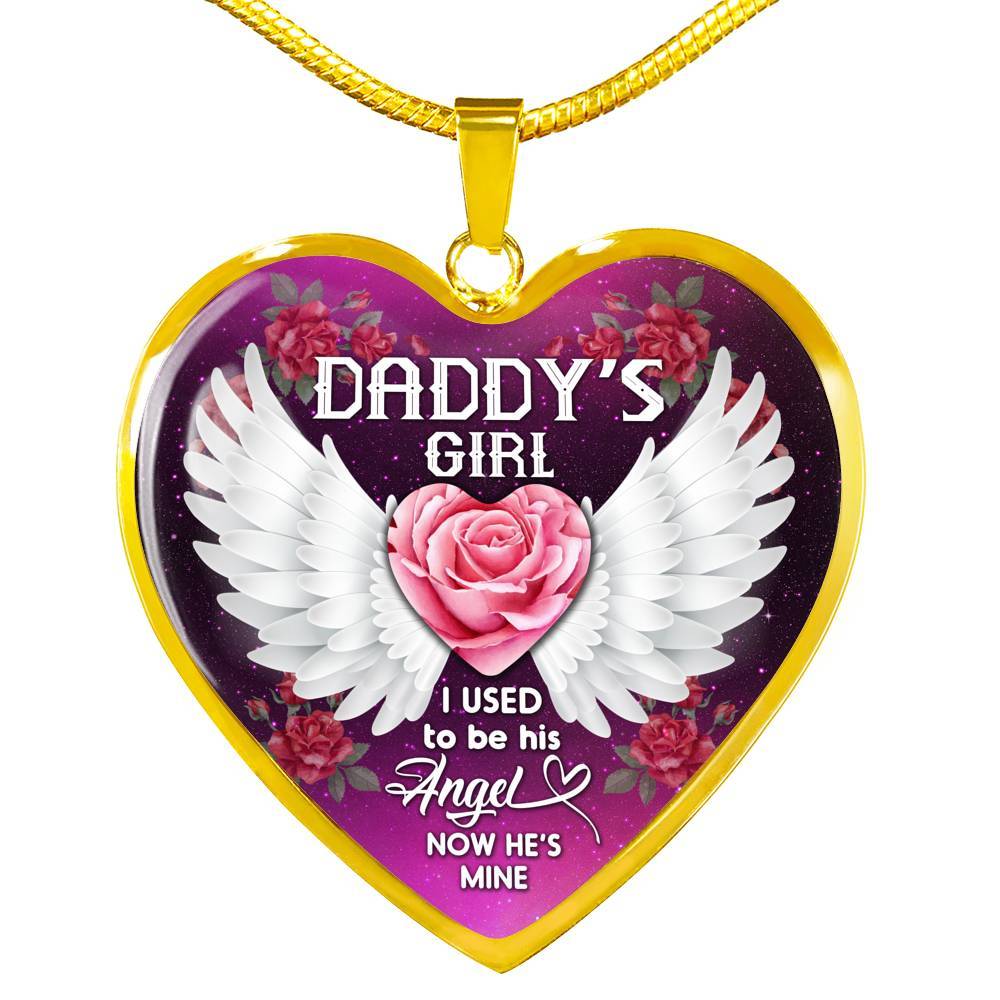 Now He's Mine Necklace | Daddy' Girl I Used To Be His Angel