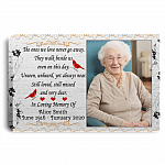 Personalized Custom Photo the One We Love Never Go Away Gallery Wrapped Framed Canvas Prints - Unframed Poster, White, 0.75'' Framed Canvas Personalized Custom Photo the One We Love Never Go Away Gallery Wrapped Framed Canvas Prints - Unframed Poster, White, 0.75'' Framed Canvas
