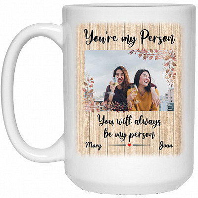 15 oz. White Mug