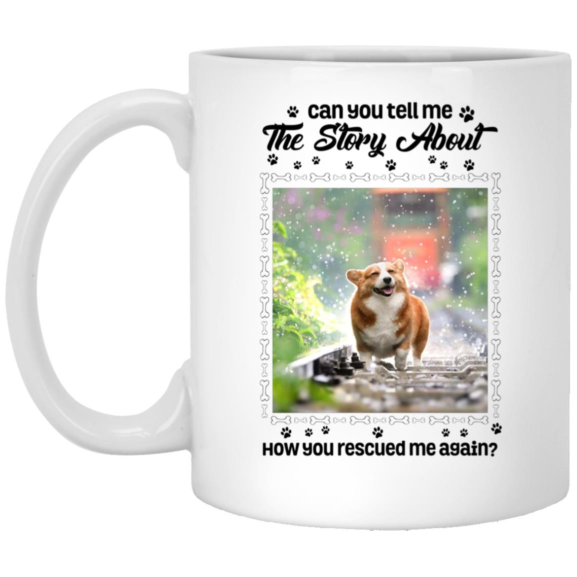Personalized Photo Dog Can You  Mug, White, 11 oz. White Mug Personalized Photo Dog Can You Mug, White, 11 oz. White Mug