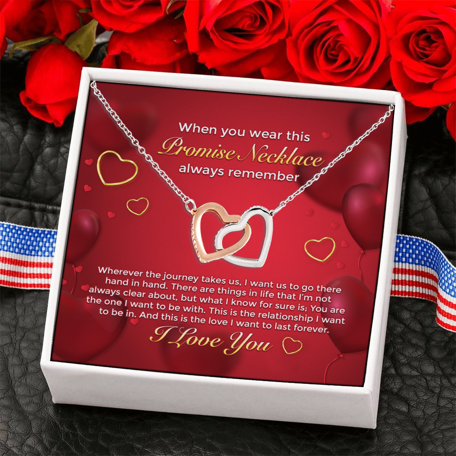 3KNG. Promise (5) Interlocking Hearts Necklace 6