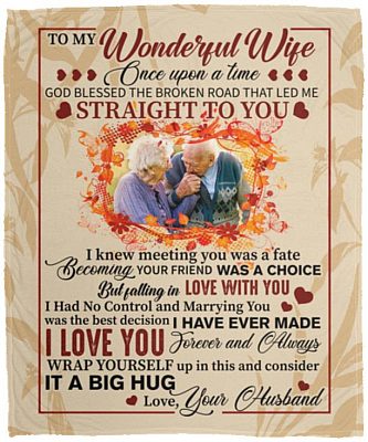 Personalized Custom Photo Blanket, White, Cozy Plush Fleece Blanket - 50x60