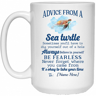 15 oz. White Mug