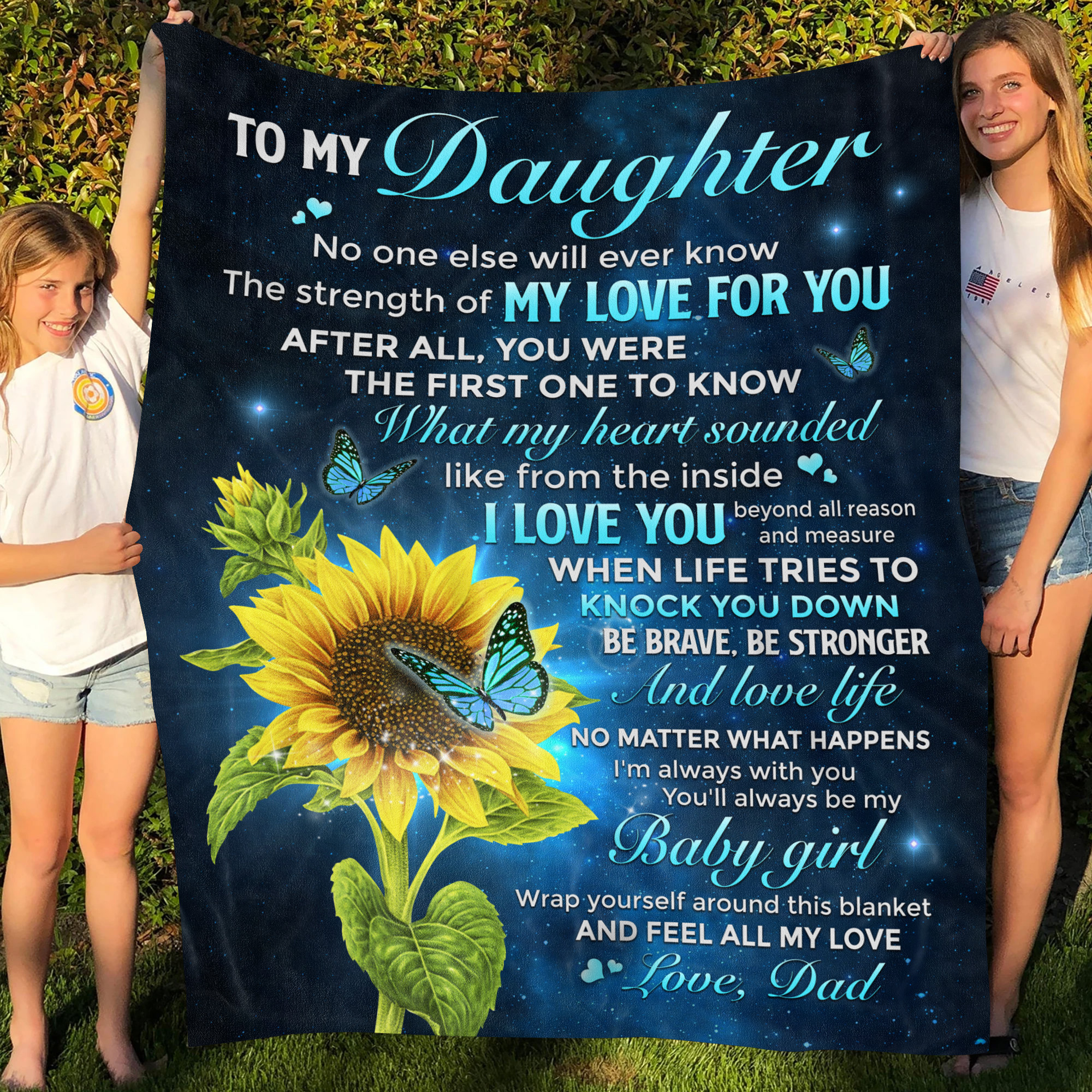 10Th. My Love For You - Dad Blanket Mockup 5