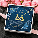 6O. Mother In Law(6) copy Infinity Heart Necklace (Gold) 4