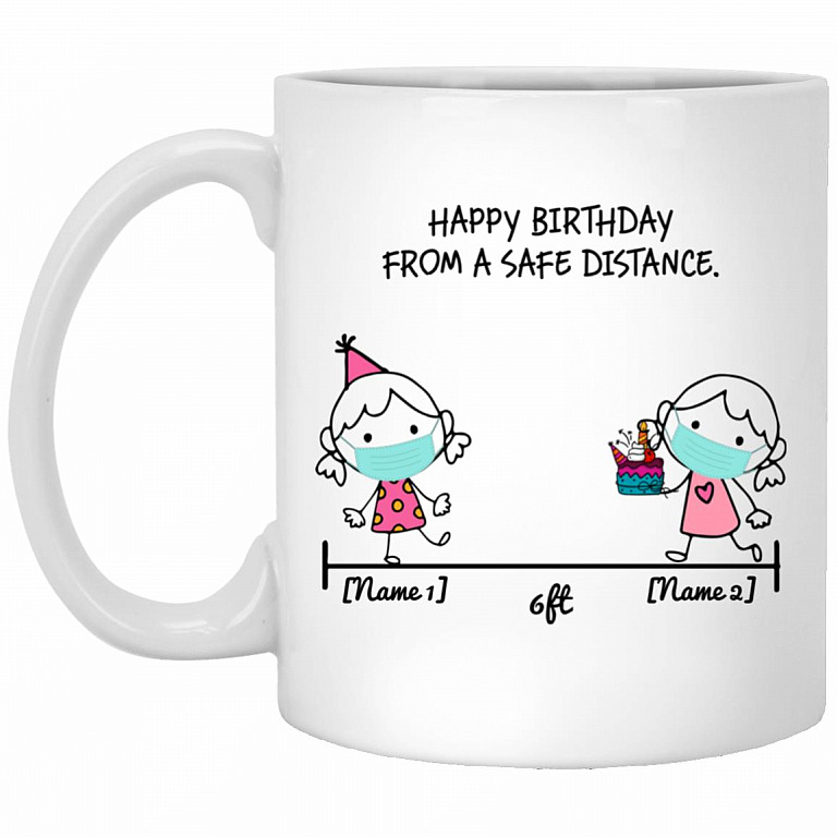 Personalized Happy Mug, White, 11 oz. White Mug