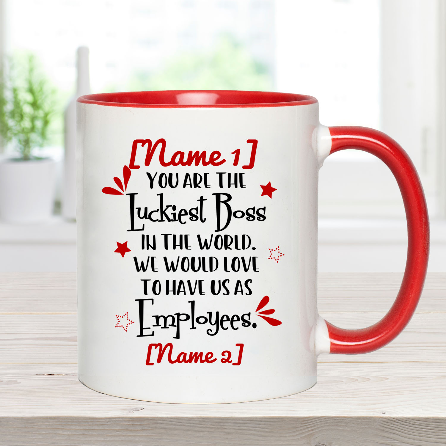 11VT. UU TIEN You Are The Luckiest Boss Personalized mk1